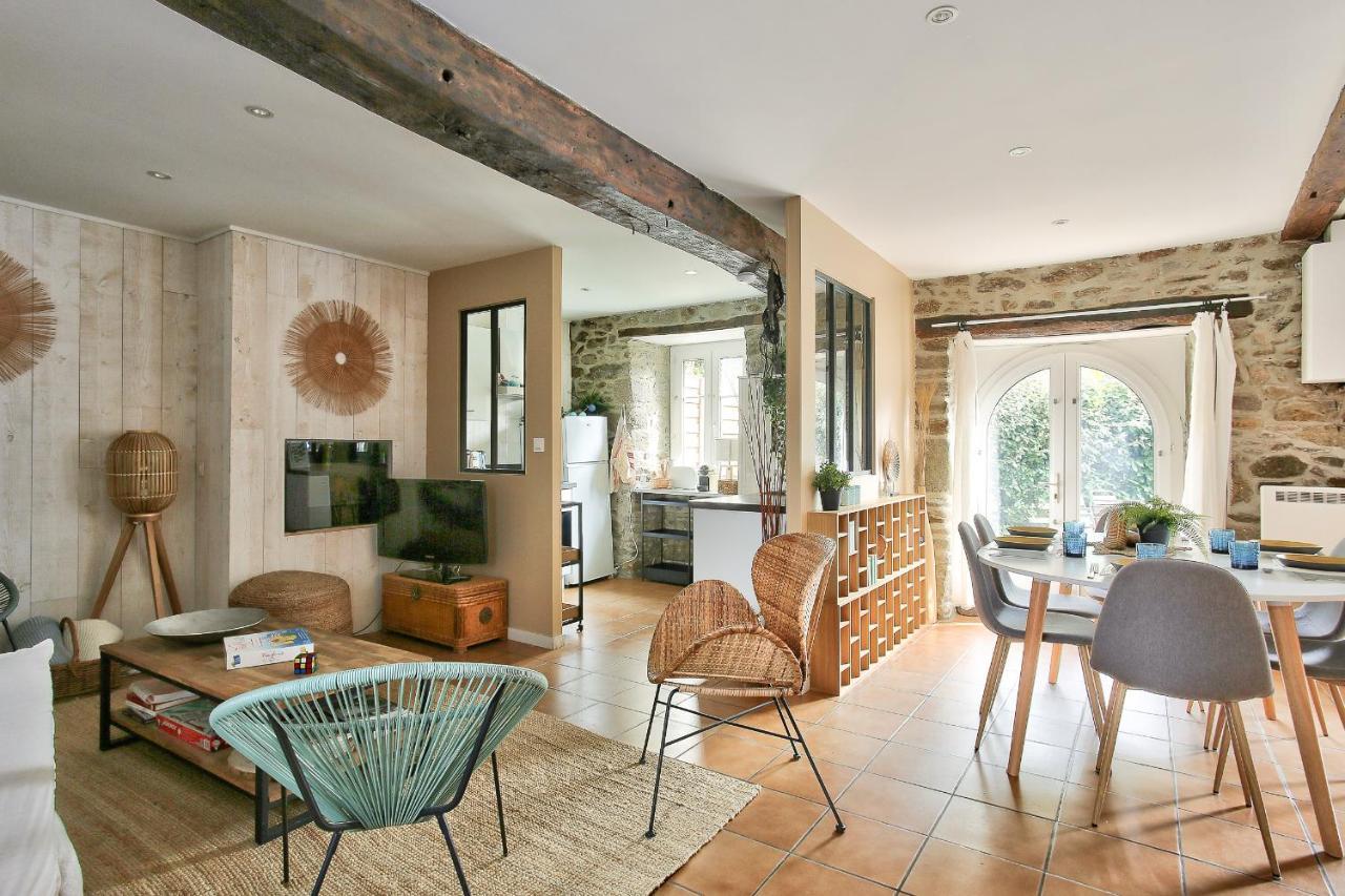 600M Plage Saint-Suliac- Maison Bretonne Pour 4 Exteriér fotografie